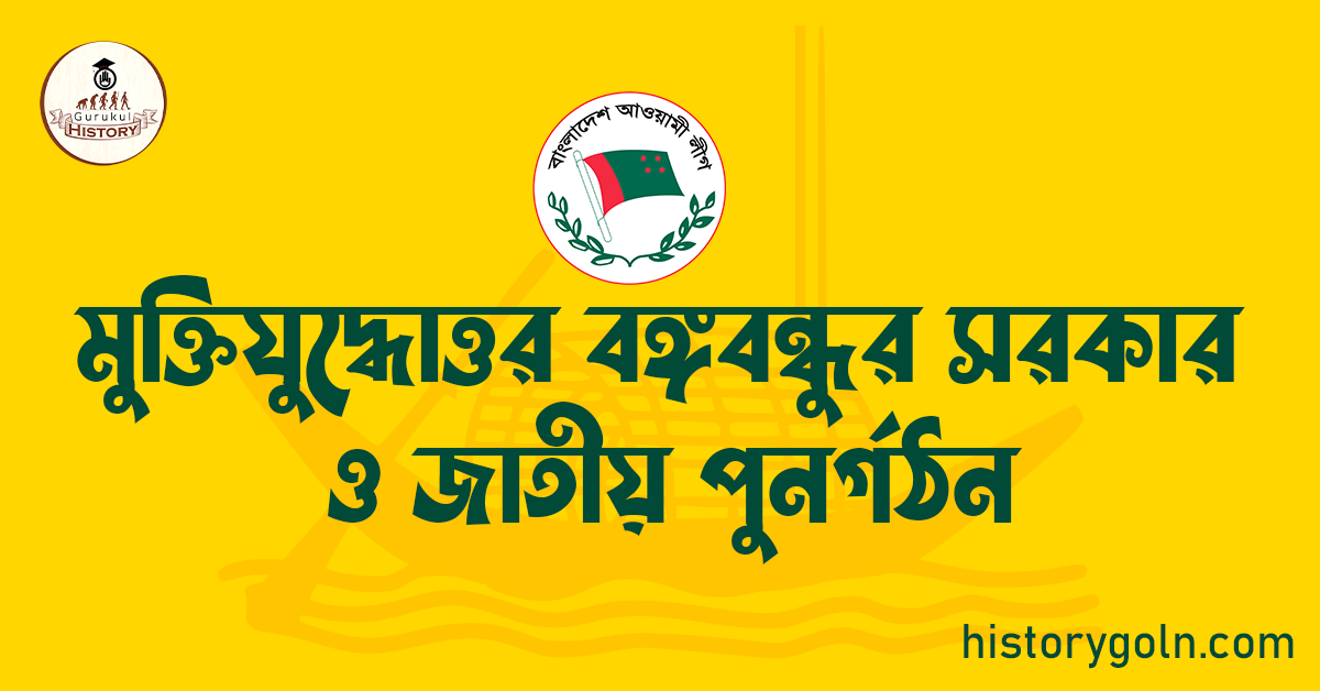 মুক্তিযুদ্ধোত্তর বঙ্গবন্ধুর সরকার ও জাতীয় পুনর্গঠন 1 মুক্তিযুদ্ধোত্তর বঙ্গবন্ধুর সরকার ও জাতীয় পুনর্গঠন