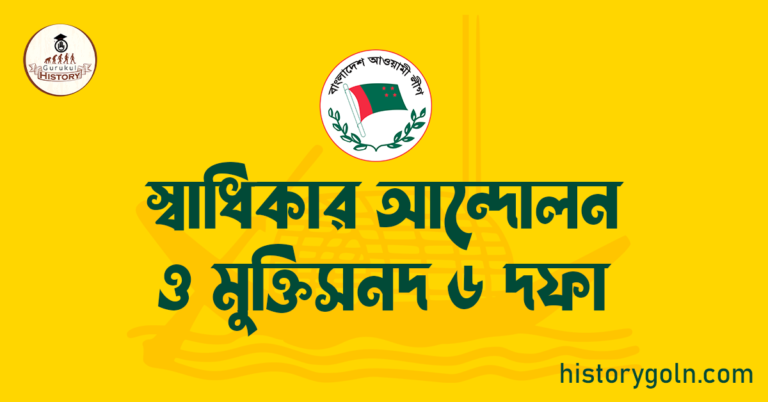 স্বাধিকার আন্দোলন ও মুক্তিসনদ ৬ দফা