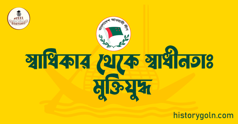 স্বাধিকার থেকে স্বাধীনতাঃ মুক্তিযুদ্ধ