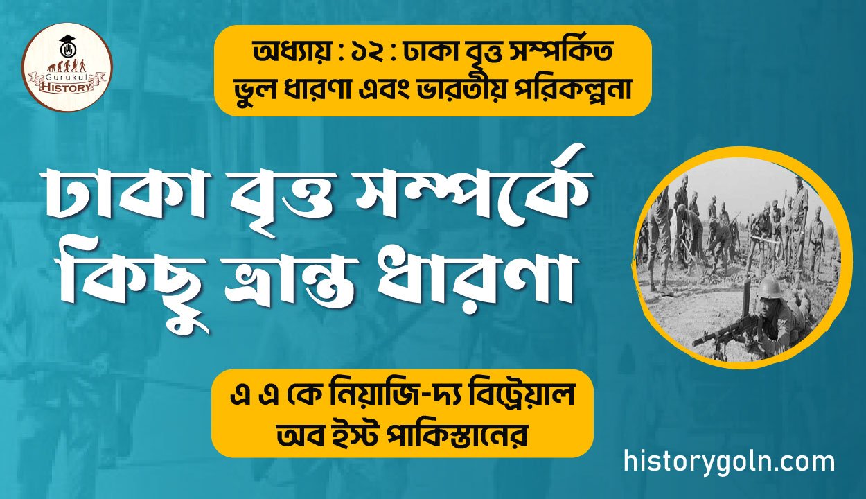 ঢাকা বৃত্ত সম্পর্কে কিছু ভ্রান্ত ধারণা