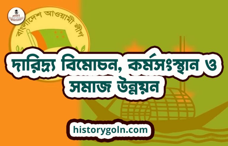 দারিদ্র্য বিমোচন, কর্মসংস্থান ও সমাজ উন্নয়ন