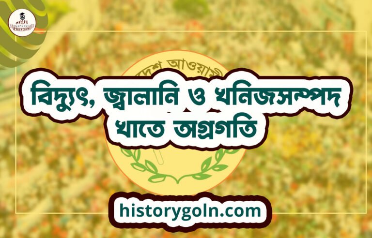বিদ্যুৎ, জ্বালানি ও খনিজসম্পদ খাতে অগ্রগতি